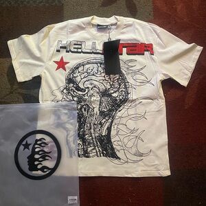 Hellstar Cream Graphic Tee